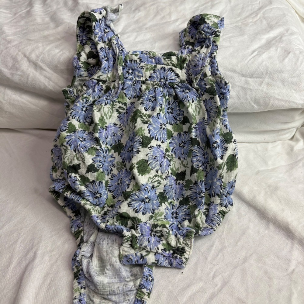 Baby Hortensi Floral Print Romper Suit